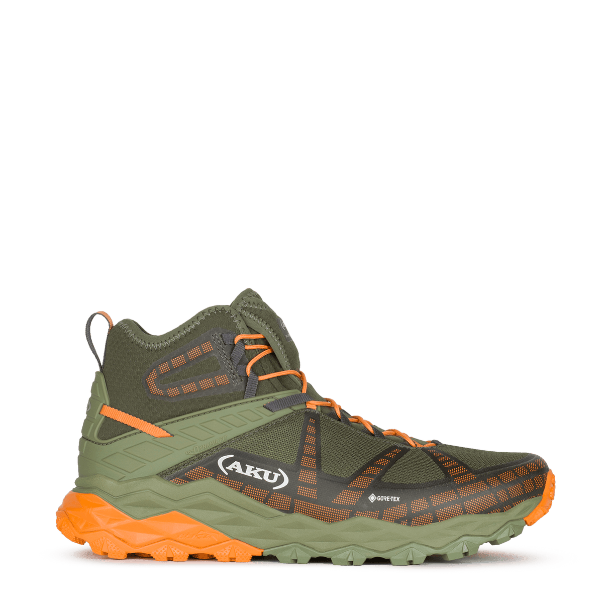 Flyrock Mid GTX Verde Militare-Arancio