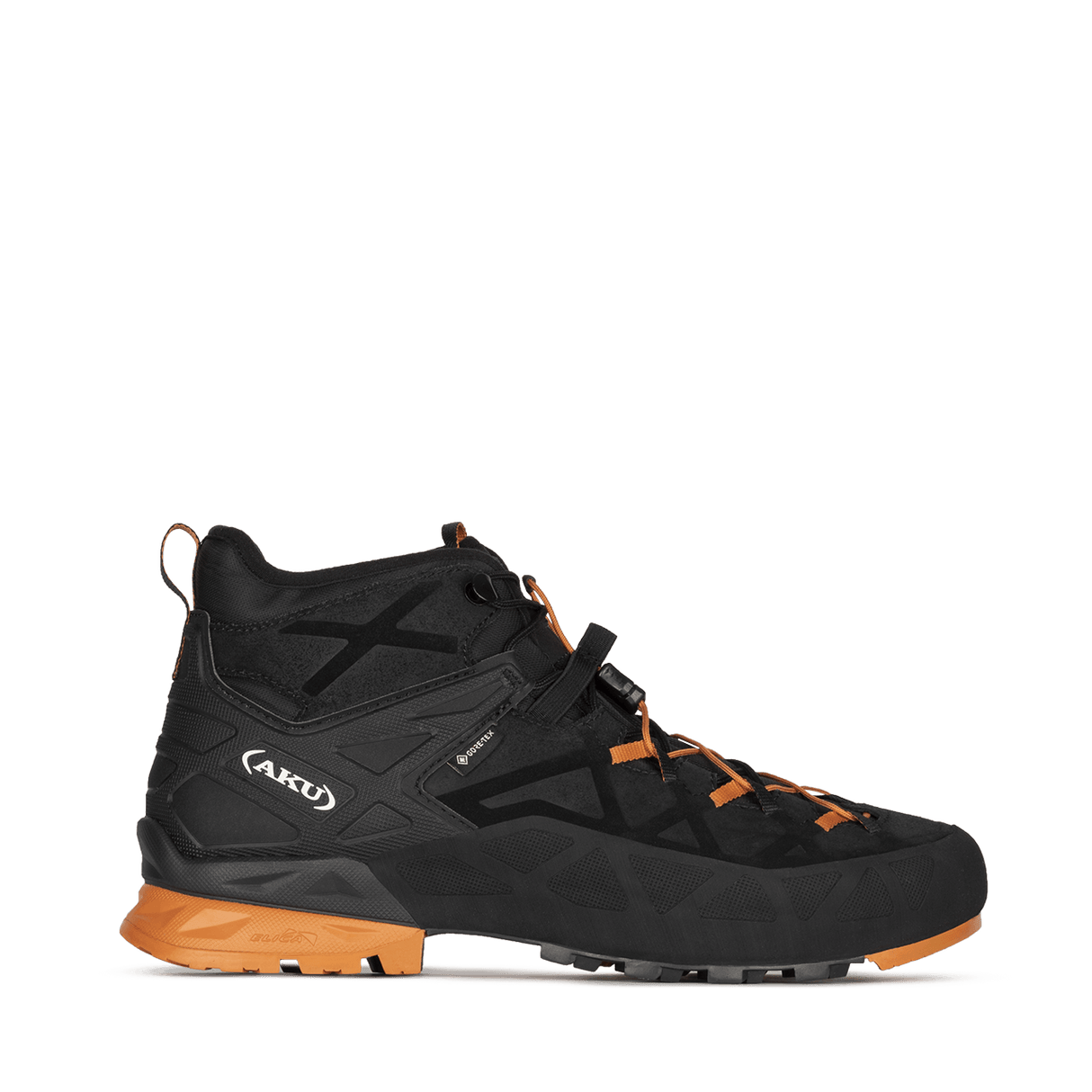 Rock DFS Mid GTX Black Orange Technical Goretex Approach Shoe AKU