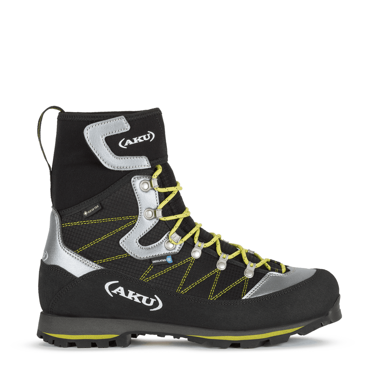 Trekker Therm200 GTX Black Green. Man shoes for hiking AKU